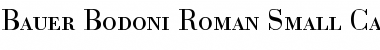 Download BauerBodoni RomanSC Font Download BauerBodoni RomanSC Font