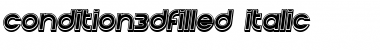 Download Condition 3d Filled Font Download Condition 3d Filled Font