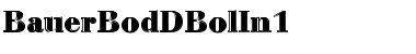 Download BauerBodDBolIn1 Font Download BauerBodDBolIn1 Font