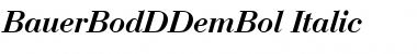 Download BauerBodDDemBol Font Download BauerBodDDemBol Font
