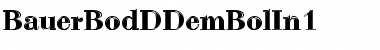 Download BauerBodDDemBolIn1 Font Download BauerBodDDemBolIn1 Font
