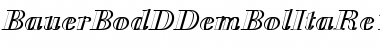 Download BauerBodDDemBolItaRe1 Font Download BauerBodDDemBolItaRe1 Font