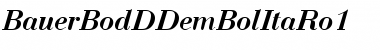 Download BauerBodDDemBolItaRo1 Font Download BauerBodDDemBolItaRo1 Font
