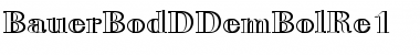 Download BauerBodDDemBolRe1 Font Download BauerBodDDemBolRe1 Font