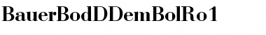 Download BauerBodDDemBolRo1 Font Download BauerBodDDemBolRo1 Font