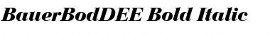 Download BauerBodDEE Font Download BauerBodDEE Font