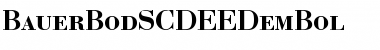 Download BauerBodSCDEEDemBol Font Download BauerBodSCDEEDemBol Font