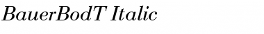 Download BauerBodT Font Download BauerBodT Font