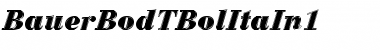 Download BauerBodTBolItaIn1 Font Download BauerBodTBolItaIn1 Font