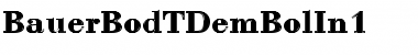 Download BauerBodTDemBolIn1 Font Download BauerBodTDemBolIn1 Font