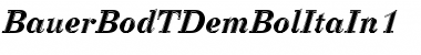 Download BauerBodTDemBolItaIn1 Font Download BauerBodTDemBolItaIn1 Font