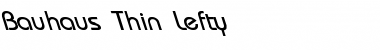 Download Bauhaus-Thin Lefty Font Download Bauhaus-Thin Lefty Font