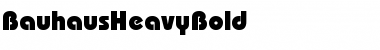 Download BauhausHeavyBold Font Download BauhausHeavyBold Font