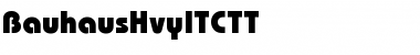 Download BauhausHvyITCTT Font Download BauhausHvyITCTT Font