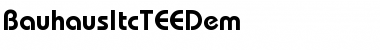 Download BauhausItcTEEDem Font Download BauhausItcTEEDem Font