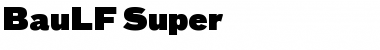 Download BauLF-Super Font Download BauLF-Super Font