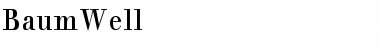 Download BaumWell Font Download BaumWell Font
