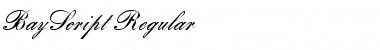 Download BayScript Font Download BayScript Font