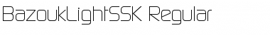 Download BazoukLightSSK Font Download BazoukLightSSK Font
