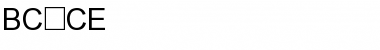 Download BC CE Font Download BC CE Font