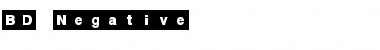 Download BD Negative Font Download BD Negative Font