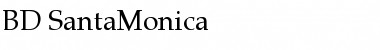 Download BD SantaMonica Font Download BD SantaMonica Font