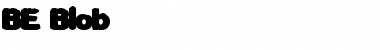 Download BE Blob Font Download BE Blob Font
