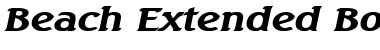 Download Beach Extended Font Download Beach Extended Font
