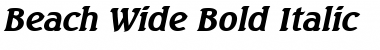 Download Beach Wide Font Download Beach Wide Font