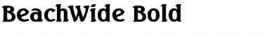Download BeachWide Font Download BeachWide Font