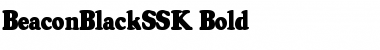 Download BeaconBlackSSK Font Download BeaconBlackSSK Font