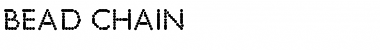 Download Bead Chain Font Download Bead Chain Font