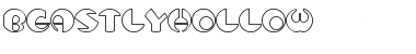 Download BeastlyHollow Font Download BeastlyHollow Font