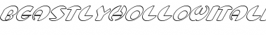Download BeastlyHollowItalics Font Download BeastlyHollowItalics Font