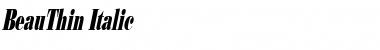 Download BeauThin Font Download BeauThin Font