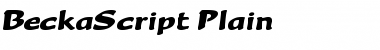 Download BeckaScript Font Download BeckaScript Font