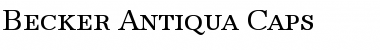 Download Becker Antiqua Caps Font Download Becker Antiqua Caps Font