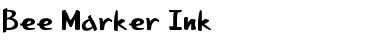 Download Bee Marker Ink Font Download Bee Marker Ink Font