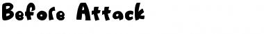 Download Before_Attack Font Download Before_Attack Font