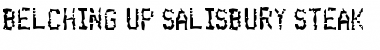 Download Belching Up Salisbury Steak Font Download Belching Up Salisbury Steak Font