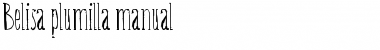 Download Belisa plumilla manual Font Download Belisa plumilla manual Font