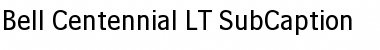 Download BellCentennial LT SubCaption Font Download BellCentennial LT SubCaption Font