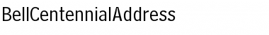 Download BellCentennialAddress Font Download BellCentennialAddress Font