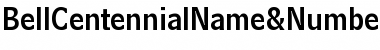 Download BellCentennialName&Number Font Download BellCentennialName&Number Font