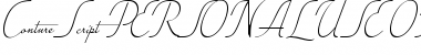 Download Conture Script PERSONAL USE Font Download Conture Script PERSONAL USE Font