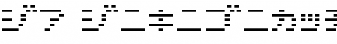 Download D3 DigiBitMapism Katakana Thin Font Download D3 DigiBitMapism Katakana Thin Font