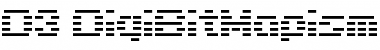 Download D3 DigiBitMapism type A wide Font Download D3 DigiBitMapism type A wide Font