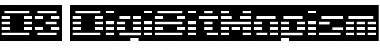 Download D3 DigiBitMapism type C wide Font Download D3 DigiBitMapism type C wide Font