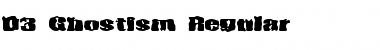 Download D3 Ghostism-Regular Font Download D3 Ghostism-Regular Font