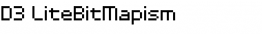 Download D3 LiteBitMapism Font Download D3 LiteBitMapism Font